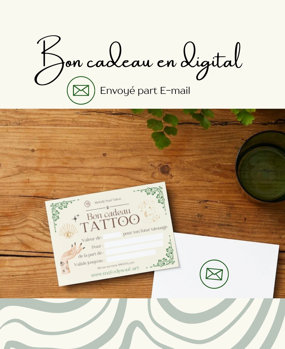 Bon cadeau Tatouage digital 80€